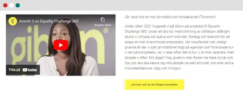 Video på karriärsida